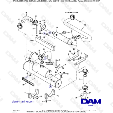 Mercruiser 7.3L NAV 444 -...
