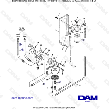 Mercruiser 7.3L NAV 444 -...
