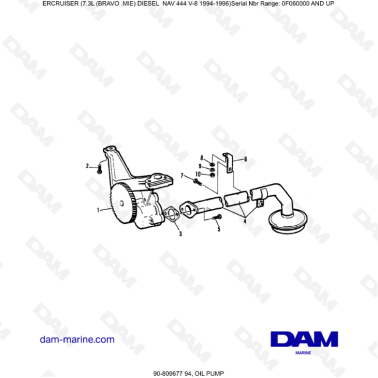 Mercruiser 7.3L NAV 444 -...