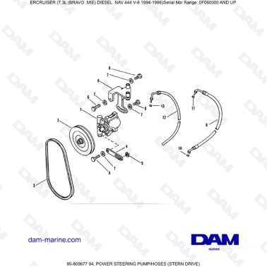 Mercruiser 7.3L NAV 444 -...