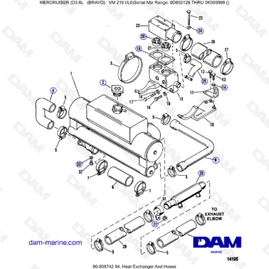 Mercruiser D3.6L (BRAVO) -...