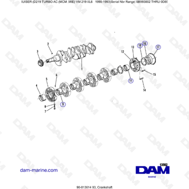 Mercruiser D219 TURBO AC -...