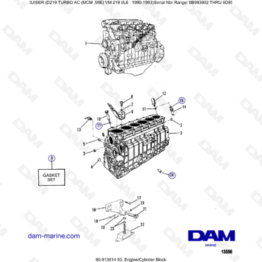 Mercruiser D219 TURBO AC -...