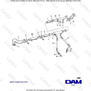 Mercruiser D219 TURBO AC -...