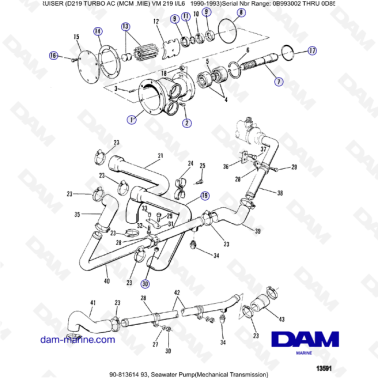 Mercruiser D219 TURBO AC -...