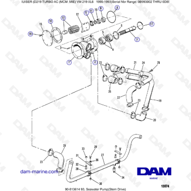 Mercruiser D219 TURBO AC -...
