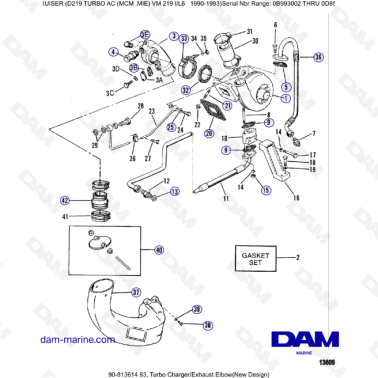 Mercruiser D219 TURBO AC -...