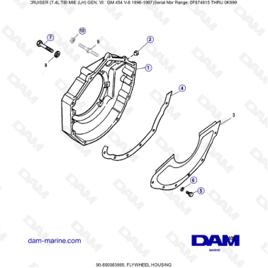 MERCRUISER 7.4L EFI TBI -...