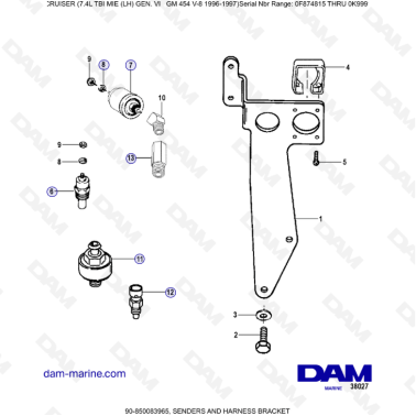 MERCRUISER 7.4L EFI TBI -...