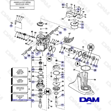 Embase OMC 400 - Haut d'embase