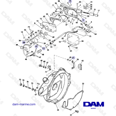 Embase OMC 800 - Adaptateur