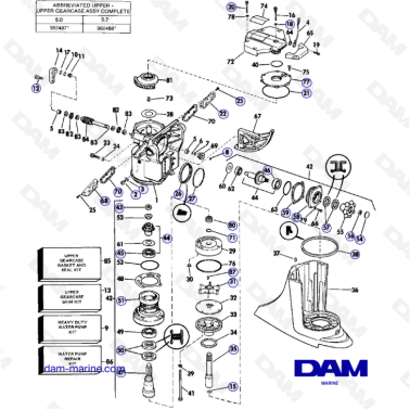 Embase OMC 800 - Haut d'embase