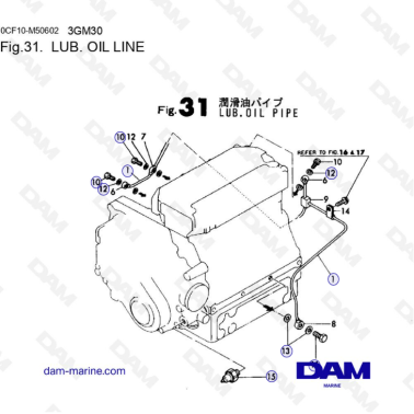 Yanmar 3GM30/3GM30F -...