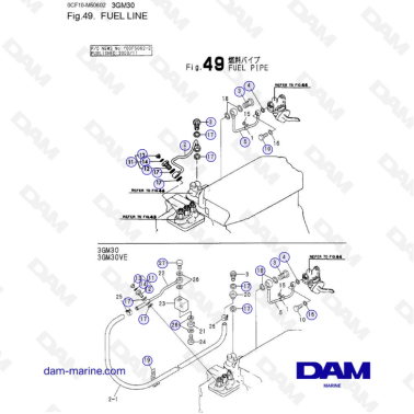 Yanmar 3GM30 - Línea de...