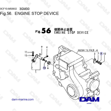 Yanmar 3GM30/3GM30F -...