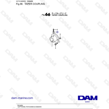 Yanmar 3GM30 - Acoplamiento...