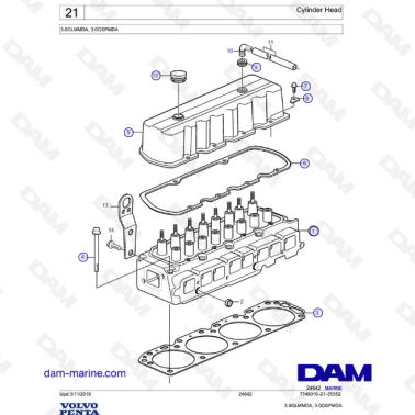 VOLVO PENTA 3L GL / 3L GS -...