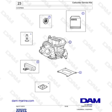 Volvo Penta 3L GS - Kits de...