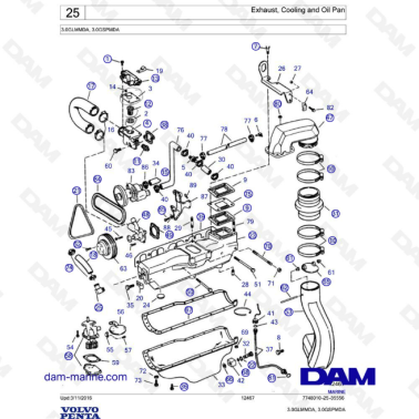 Volvo Penta 3L GL / 3L GS -...