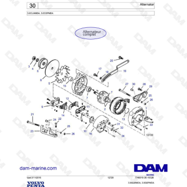 Volvo Penta 3L GL / 3L GS -...
