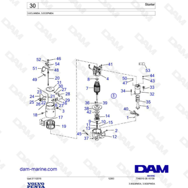 Volvo Penta 3L GL / 3L GS -...