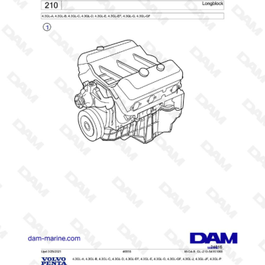 Volvo Penta 4.3L GL -...