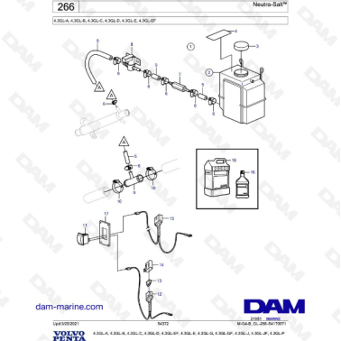 Volvo Penta 4.3L GL - Sal...