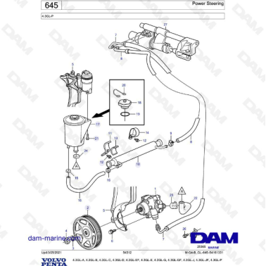Volvo Penta 4.3L GL -...