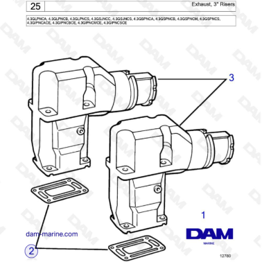 Volvo Penta 4.3L GS -...