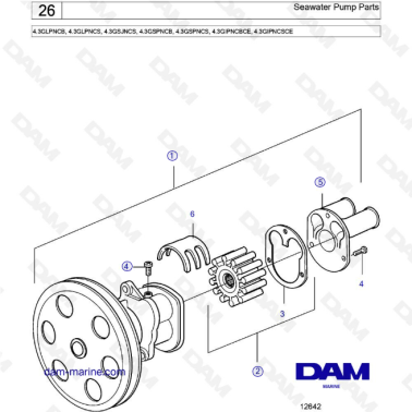 Volvo Penta 4.3L GS -...