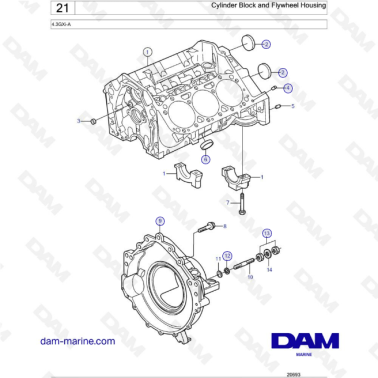 Volvo Penta 4.3L GXI -...