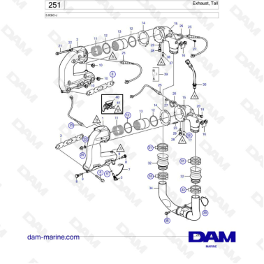 Volvo Penta 5.0L GI -...