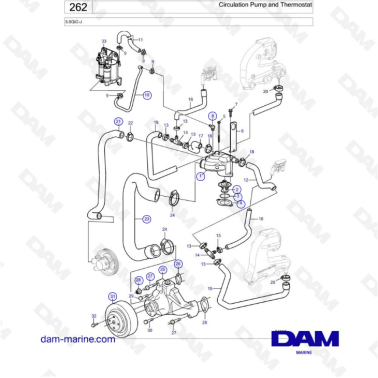 Volvo Penta 5.0L GI -...
