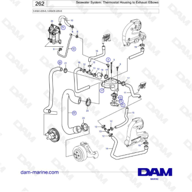 Volvo Penta 5.0L GI -...