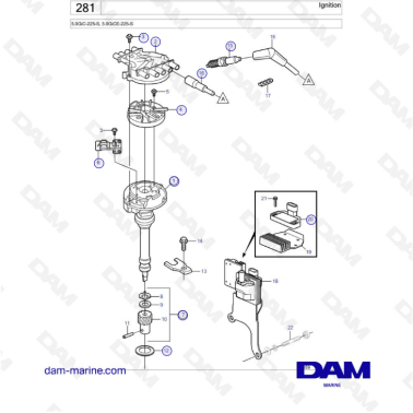Volvo Penta 5.0L GI - Ignition