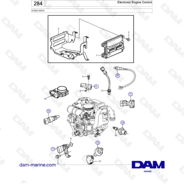 Volvo Penta 5.0L GI - Electronic engine control