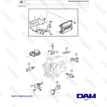 Volvo Penta 5.0L GXI -...