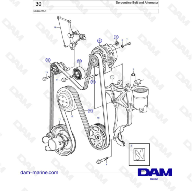 Volvo Penta 5.0L GXI -...