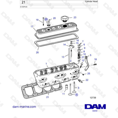 Volvo Penta 5.7L GI -...