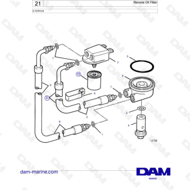 Volvo Penta 5.7L GI -...
