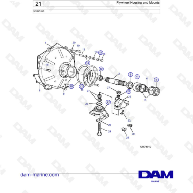 Volvo Penta 5.7L GI - Caja...
