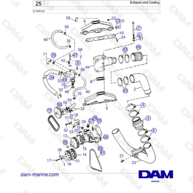 Volvo Penta 5.7L GI -...