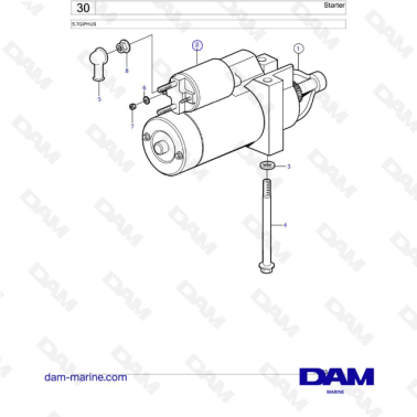 Volvo Penta 5.7L GI - Starter