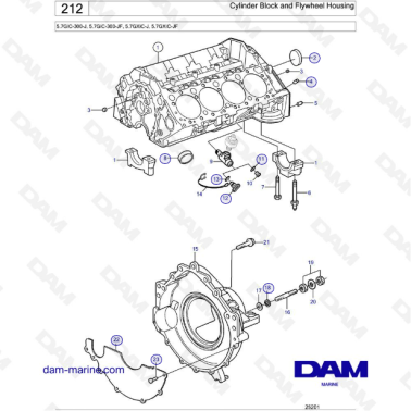 Volvo Penta 5.7L GXI -...
