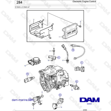 Volvo Penta 5.7L GXI -...