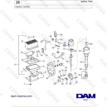 Volvo Penta 7.4L GL -...