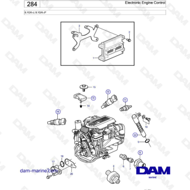 Volvo Penta 8.1L GXI -...