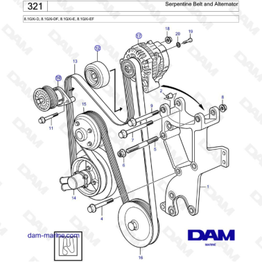 Volvo Penta 8.1L GXI -...