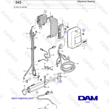 Volvo Penta 8.1L GXI - Electronic Steering