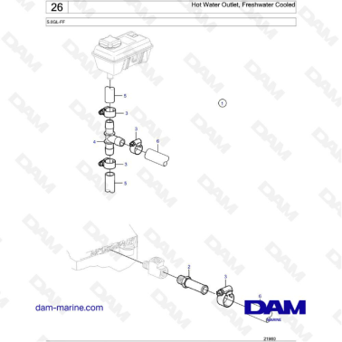 Volvo Penta 5.0L GL - Hot...